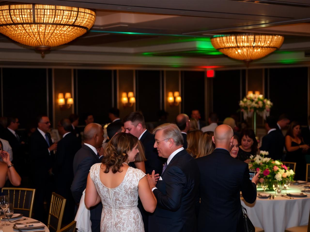 Guests celebrating at a previous First Point Events gala